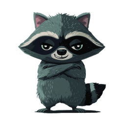 Bandit the raccoon